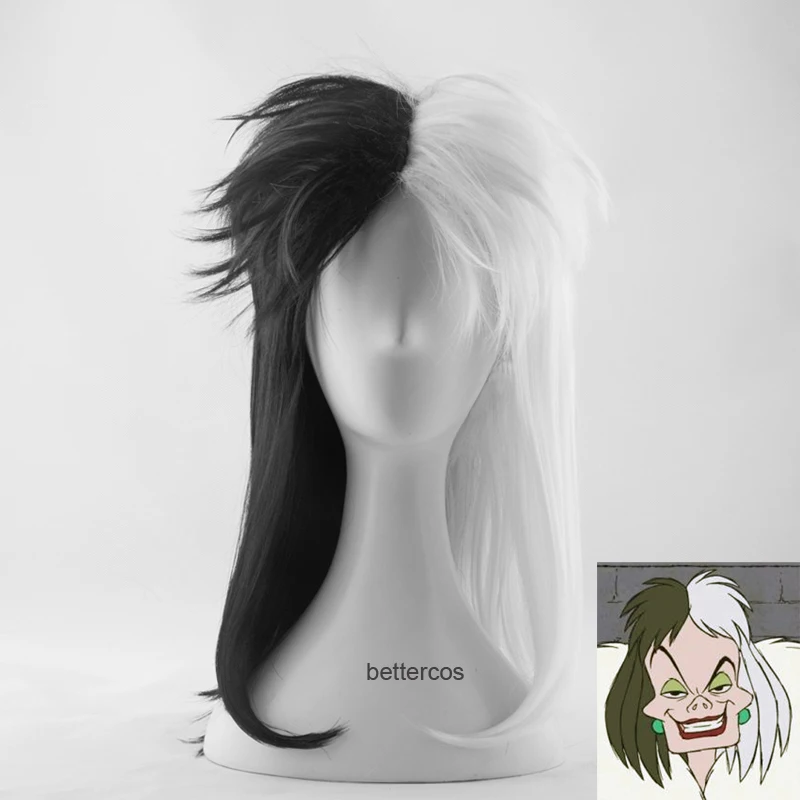 cruella de vil hair wig