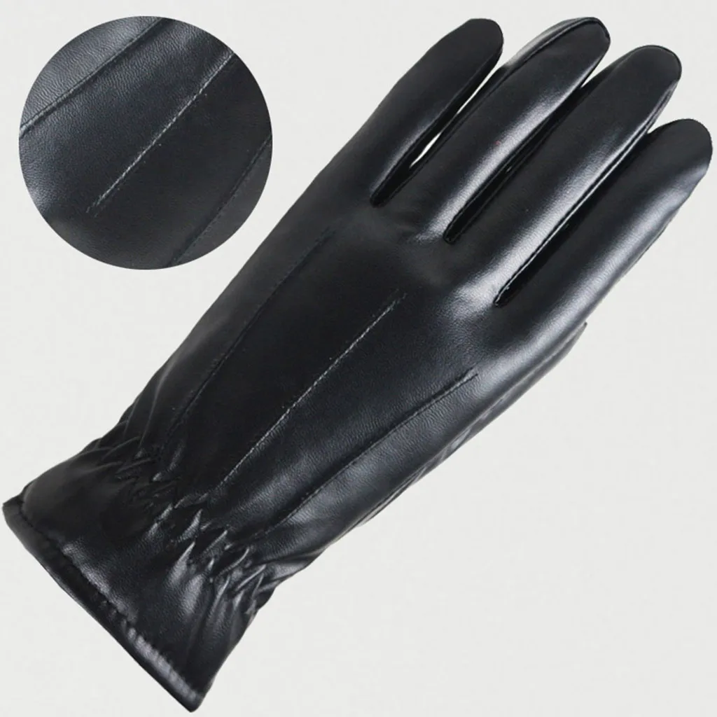 womens black touch screen gloves