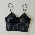 Fashion Women Lady Casual Tops Tube Chest Wrap Bandeau Underwear Black White Wrapped Chest Strap Chest Pad Underwear preview-5