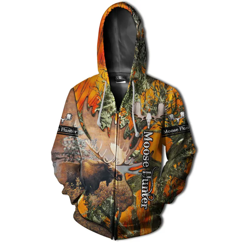 SONSPEE 3D Print Funny Hunting Moose 