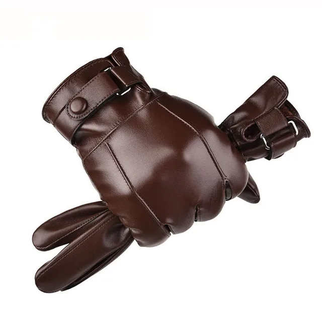 thin warm leather gloves