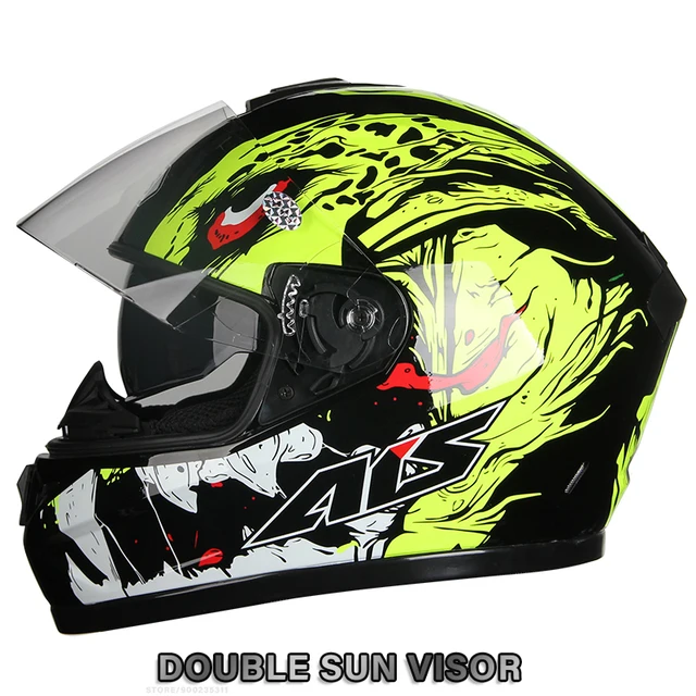 helm modular double visor