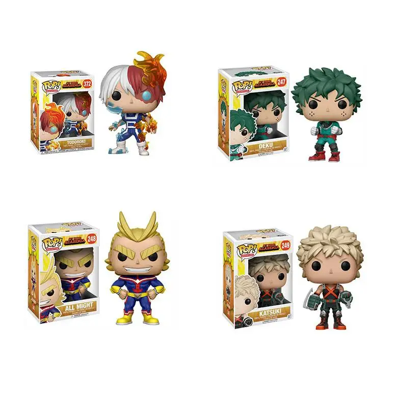 my hero academia pop toys