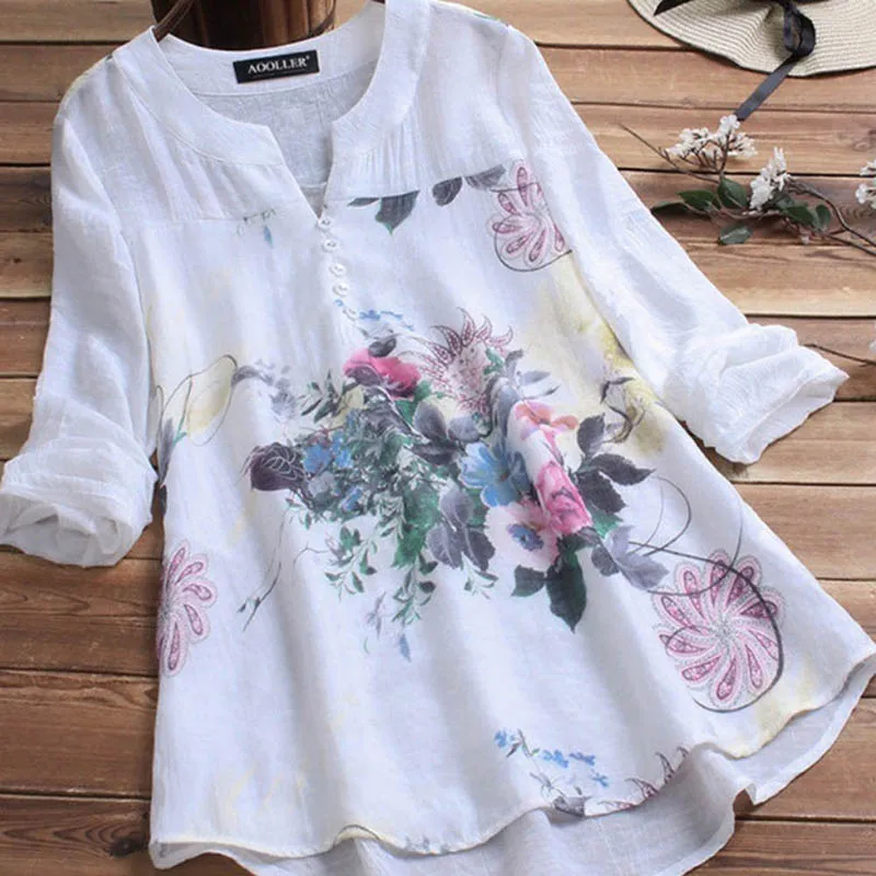 קנו חולצות | Women Long Sleeve Cotton 