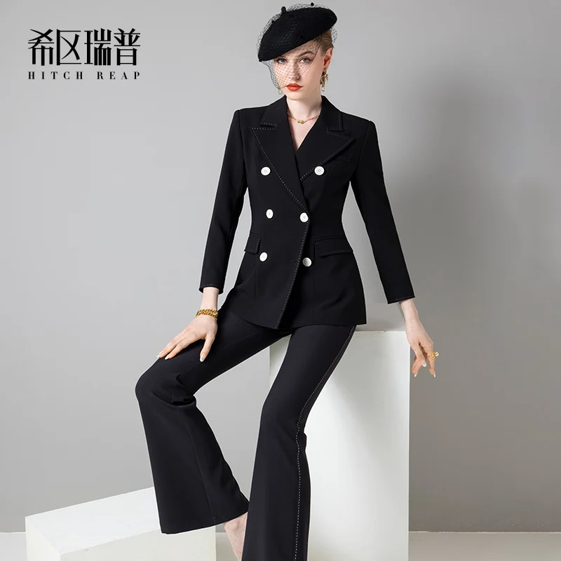 High End Suit, Professional Suit, Trousers, Two-Piece Suit, Big Brand Autumn And Winter Design, Female President's Formal Suit