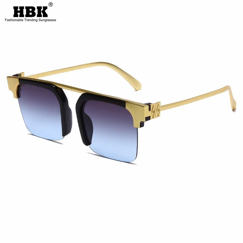 metal frame square sunglasses