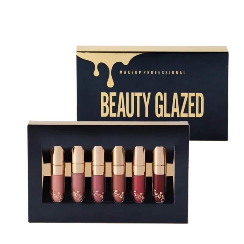 beauty glazed matte liquid lipstick set