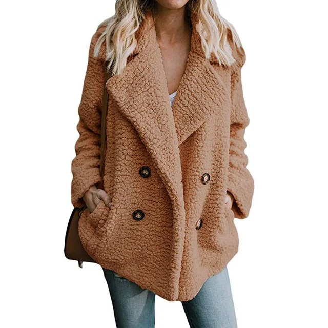 2022 Winter Coat Women Fluffy Teddy 