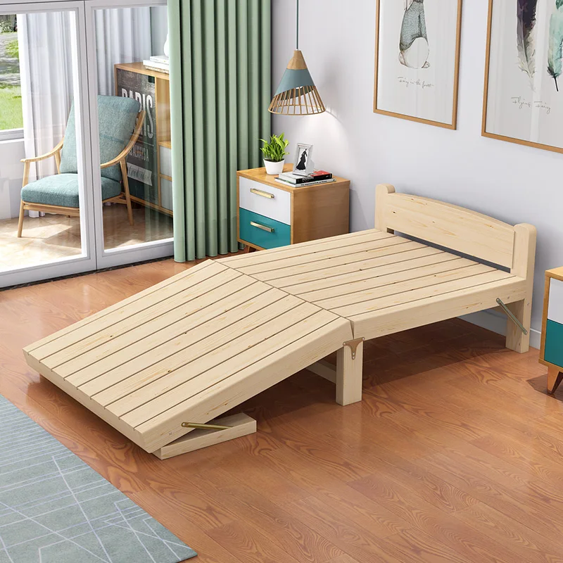 fold up wooden cot