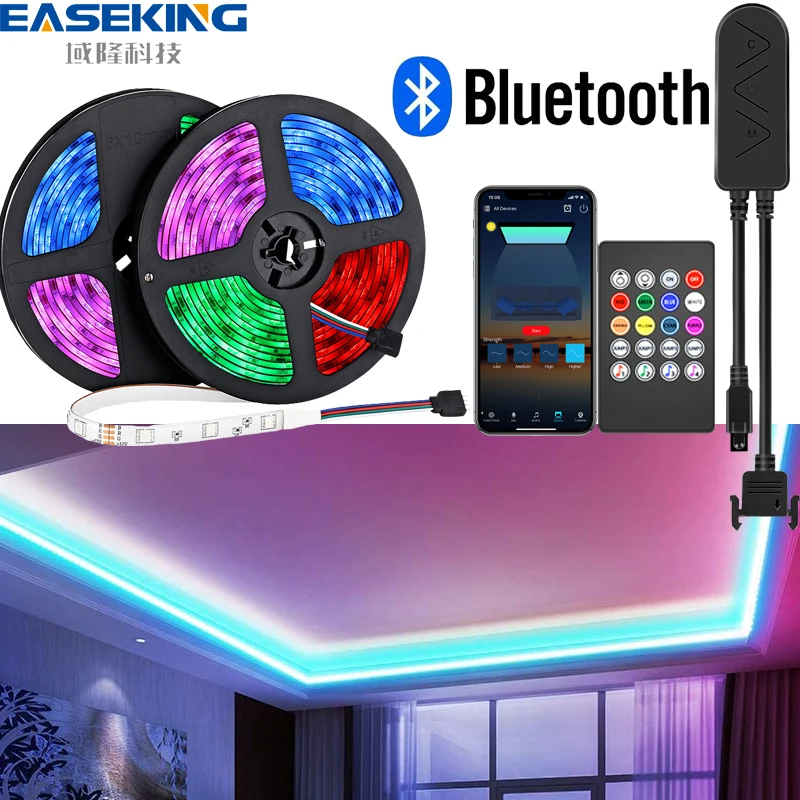 bluetooth led light strips for room