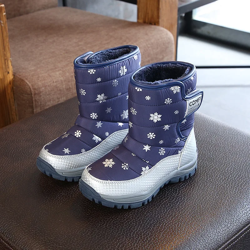 Waterproof Snow Boots Kids Fashion 