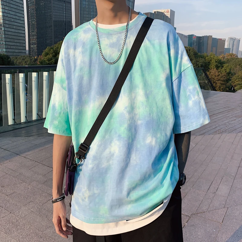 tie dye shirt outfit men