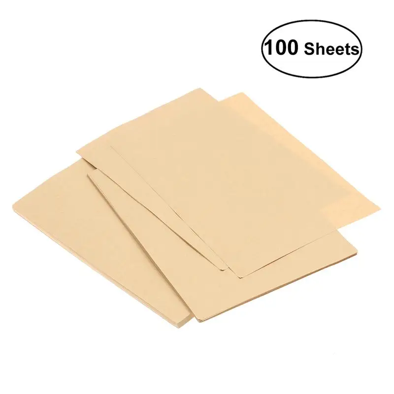 50Pcs A4 Paper Sheets Parchment Retro Paper for Certificate and Diploma 90g  (Light Brown) - AliExpress