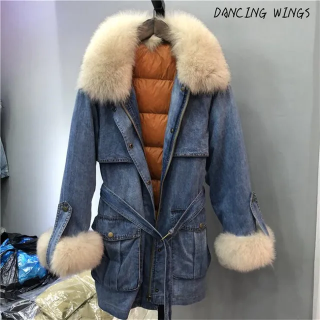 2021 New Fashion Real Fox Fur Collar 