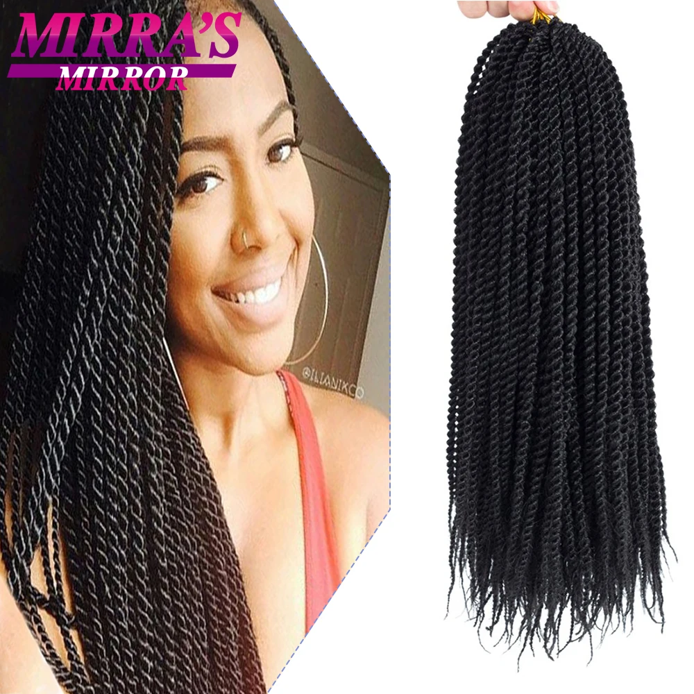 Havana Twist Crochet Hair 12inch 18inch 22inch Big Senegalese Twist Crochet  Braids Synthetic Braiding Hair for Black Women