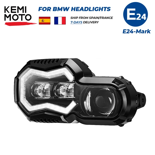 爆買いE24-MARK BMW F800GS F800R F 650 700 800 GS F 800GS ADVアドベンチャー LEDプロジェクターヘッドライト カスタム 高品質 BMW用
