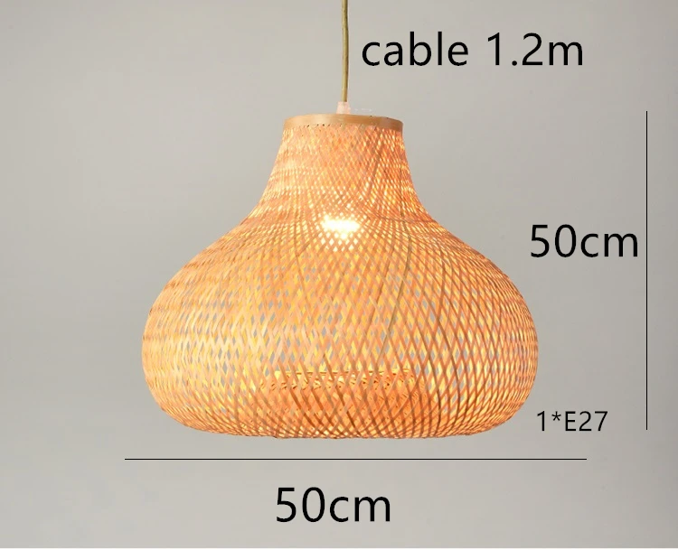 bamboo hanging light