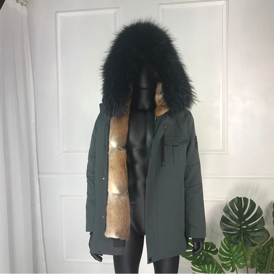 parka coat with fur