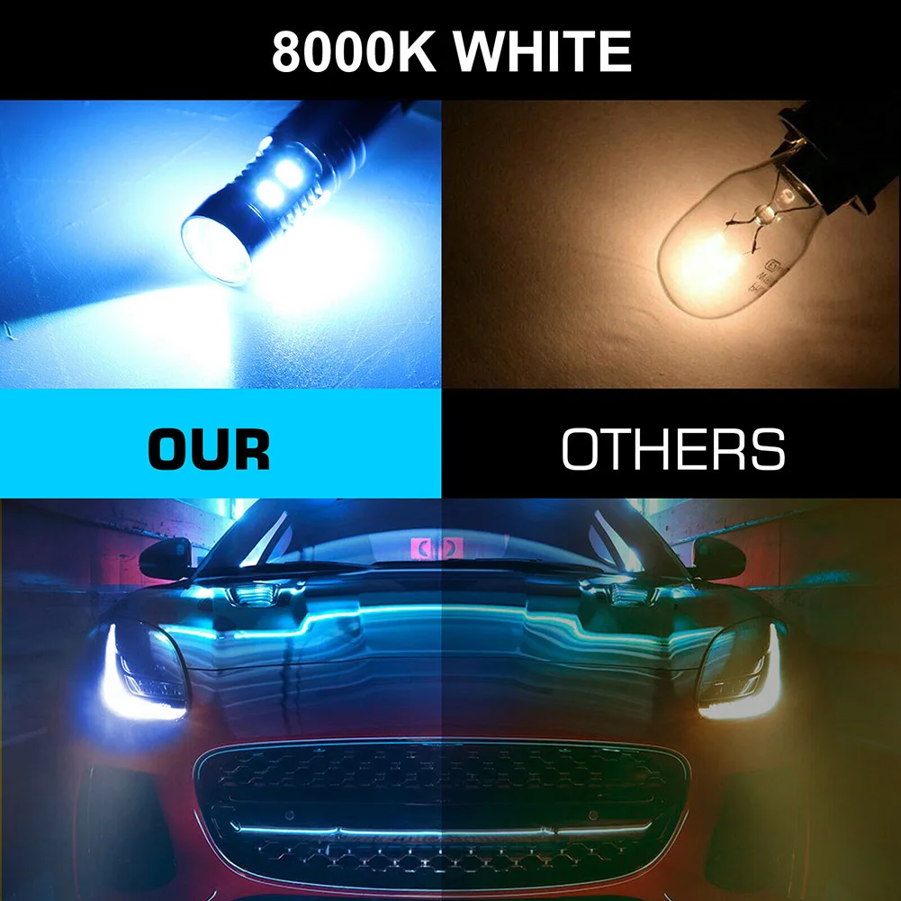 super bright blue headlights