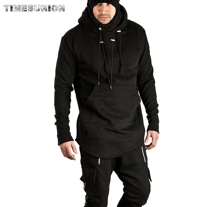 New Hooded Side Zipper Harajuku Hoodie Clothing Hip Hop