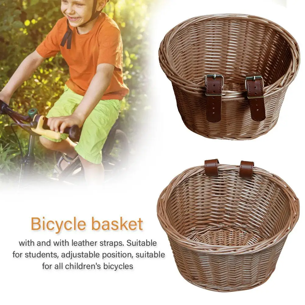 wicker bike basket