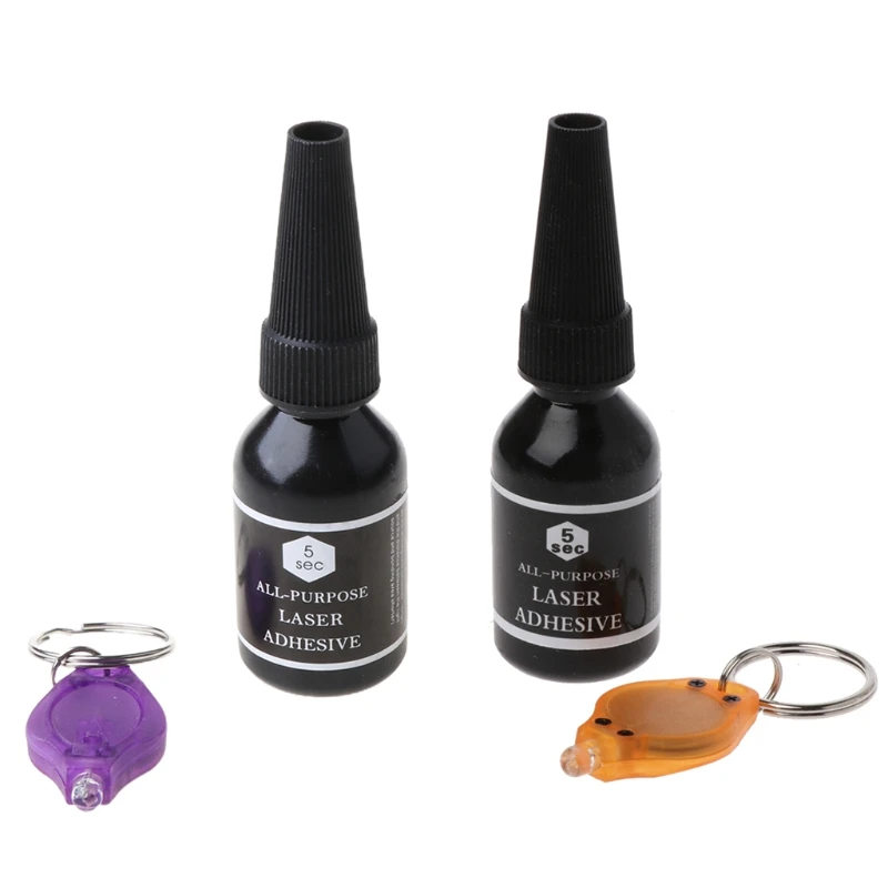 UV Glue Kit Super Bonding & Welding UV Clear Glue with Black Light
