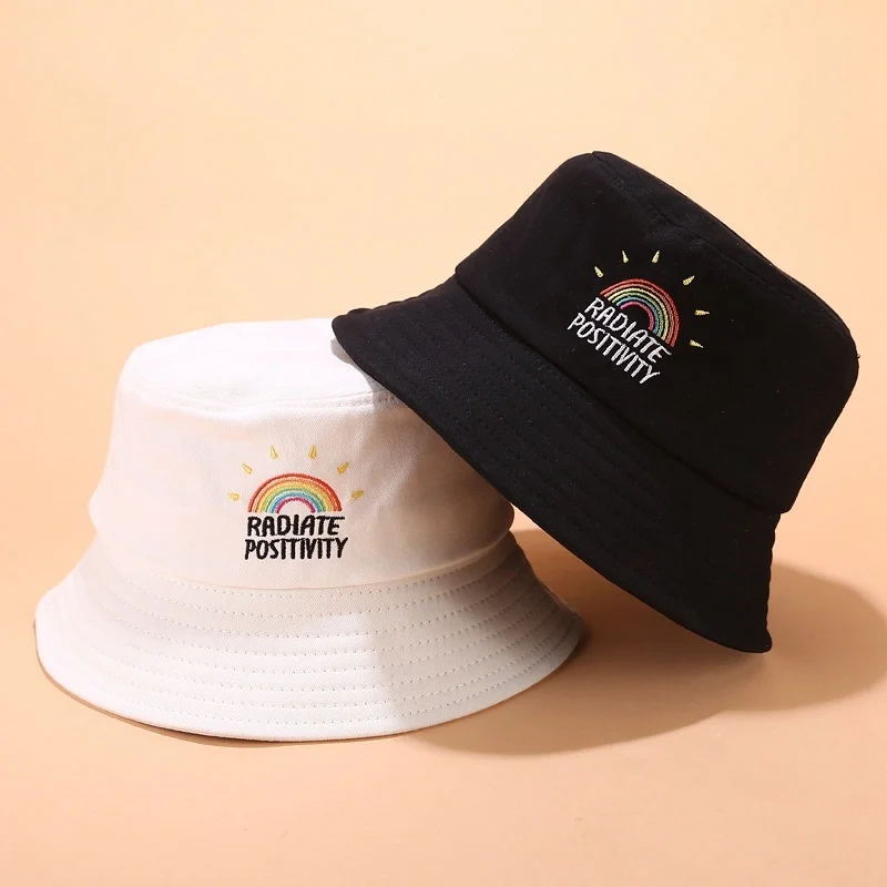 Unisex Foldable Embroidered Bucket Hat 