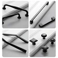 Black Handles for Furniture Cabinet Knobs and Drawer Knobs Cabinet Pulls Cupboard Handles Knobs and Kitchen Handles simple style preview-5