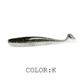 2021 NEW  Soft Lures 5CM 7.5CM 10CM  Baits Fishing Lure Leurre Shad Double Color Silicone Bait T Tail Wobblers preview-5