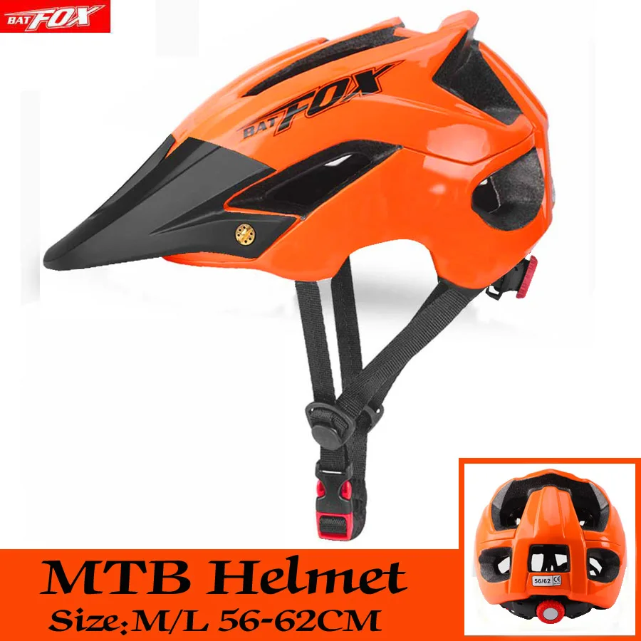 mountain bike helmet orange