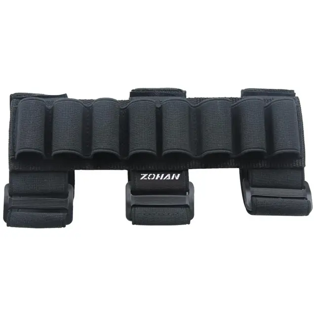 Airsoft Rifle Buttstock Shell Holder Carrier Tactical Ammo Pouches Hunting Acces
