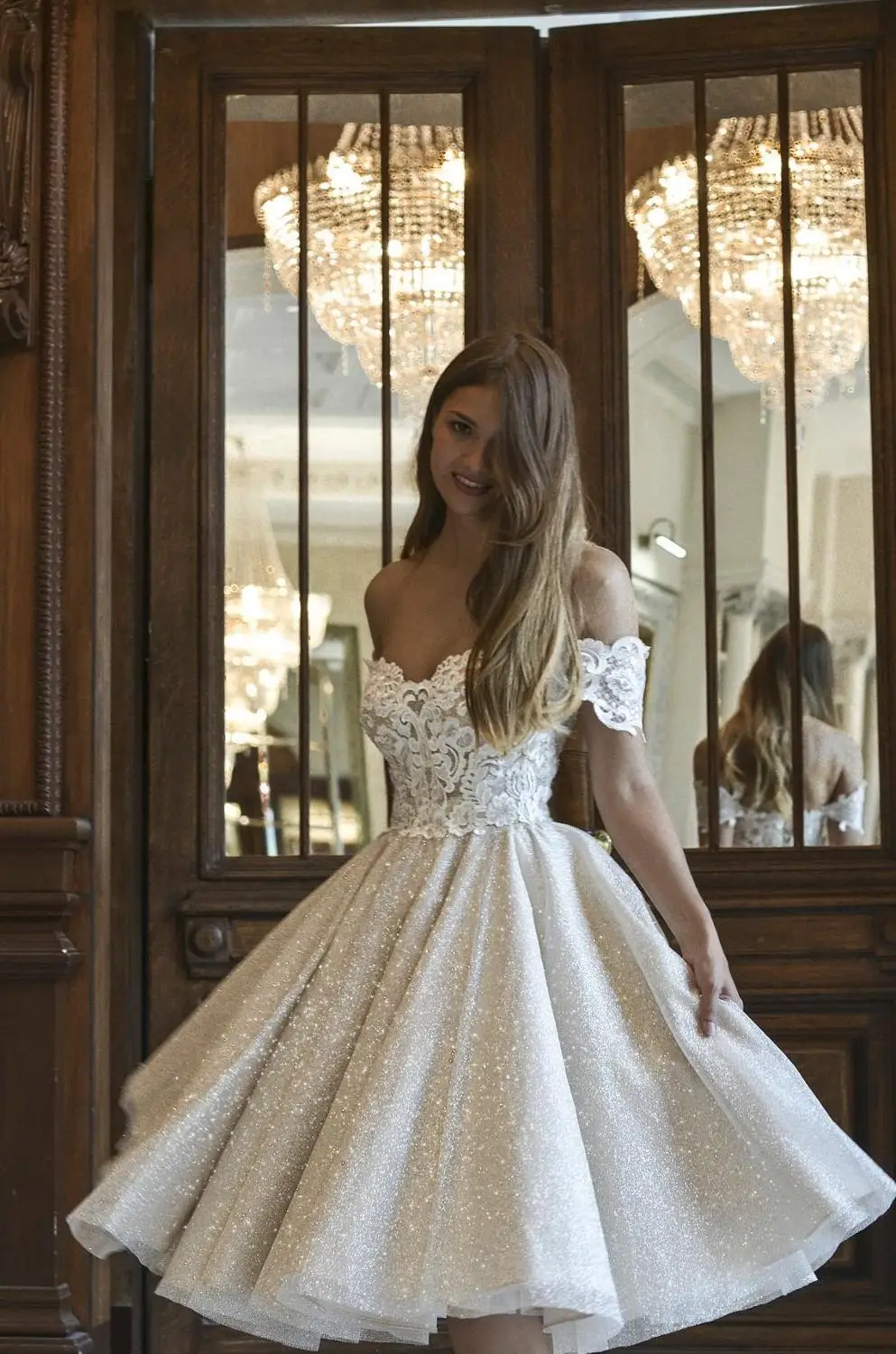 elegant short wedding dresses
