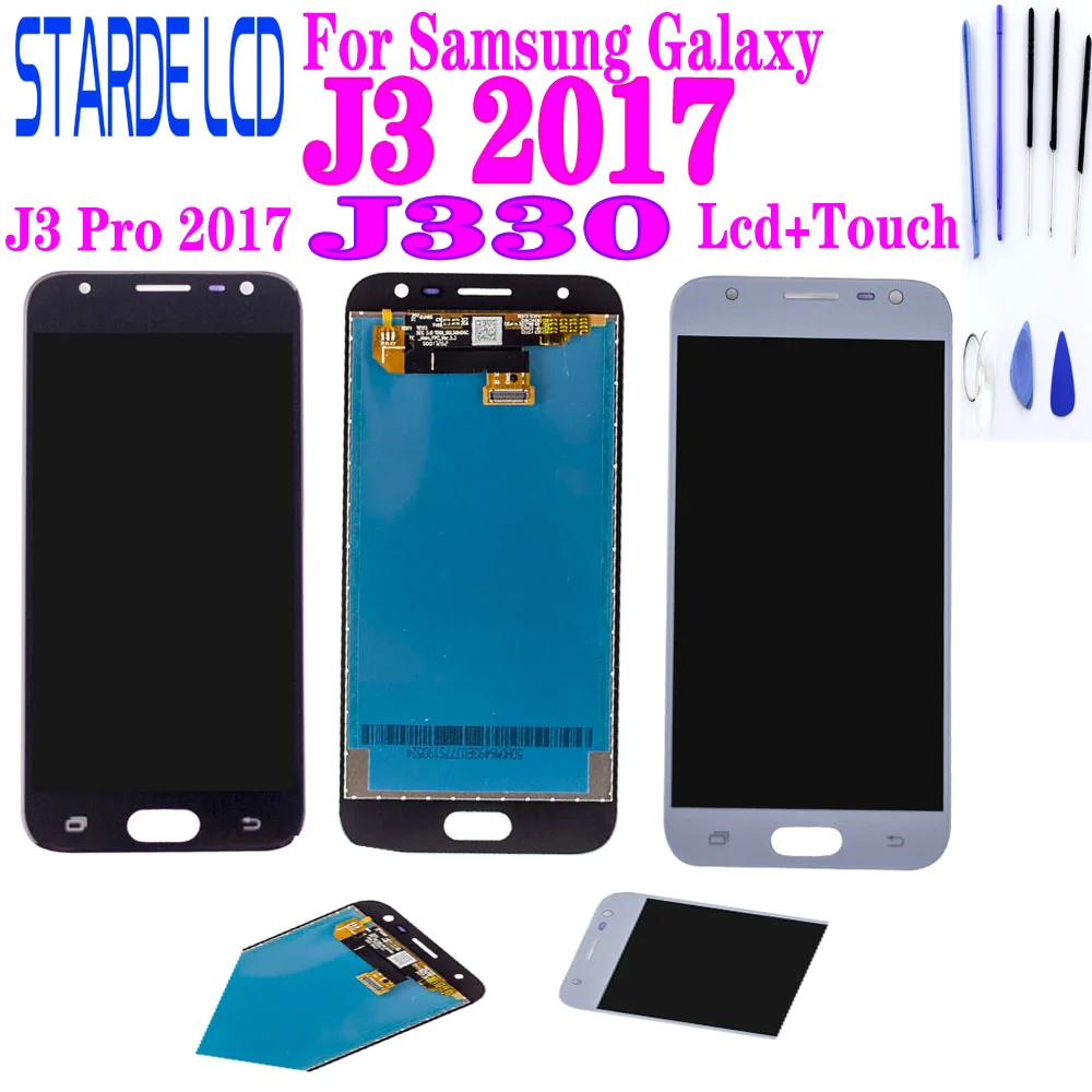 Agora Antallaktika Kai Merh For Samsung Galaxy J3 17 J330 J330f J330g Lcd Display And Touch Screen Digitizer Assembly J3 Pro 17