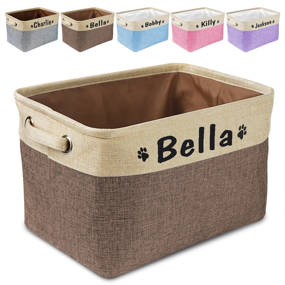 dog toy storage basket