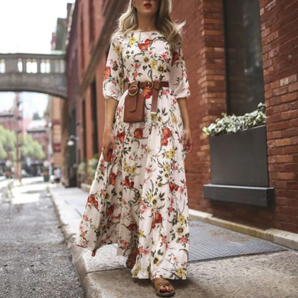 Sexy Bohemia Flower Printed Vacation 