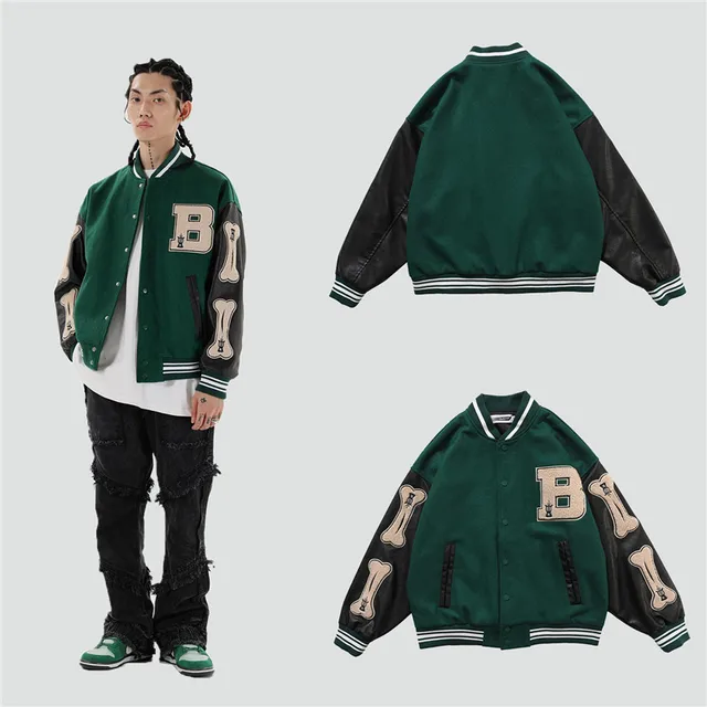 patch baseball jacket