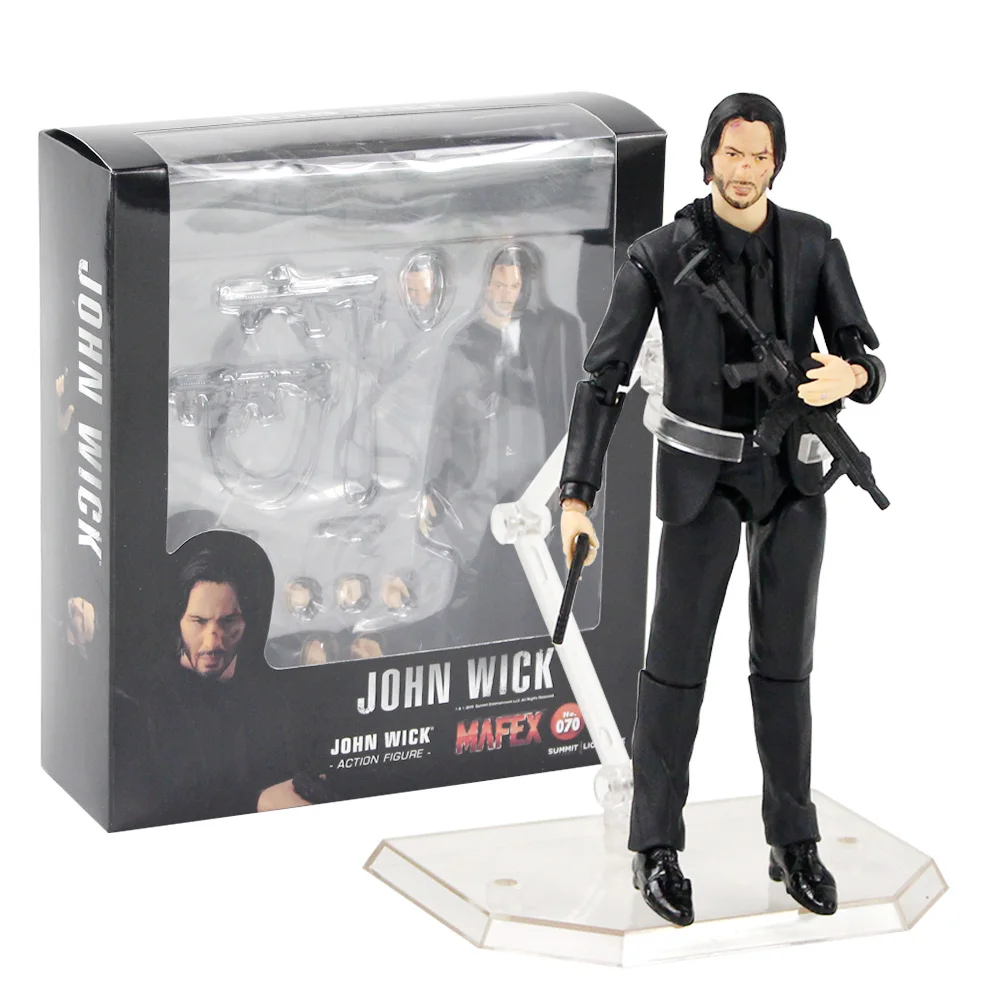 john wick action figure mafex