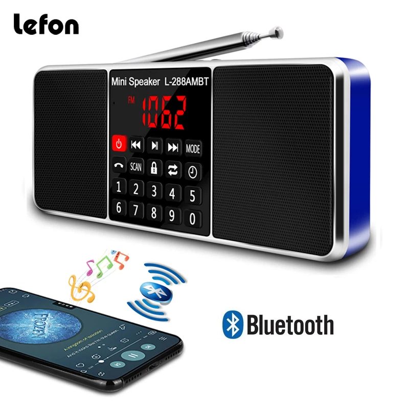 portable am radio with bluetooth