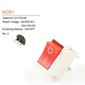 5/10Pcs 2Pin 21X15mm Rocker Switch 2 Position 6A/250VAC Power Switch ON-OFF Red Blue Green Yellow Black White preview-3