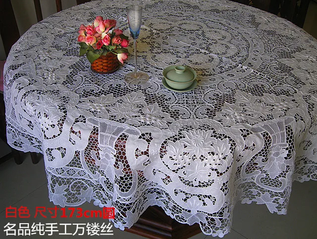 Collection level round table linen classic old manual Xiaoshan Wanlou silk bed cover number 5801