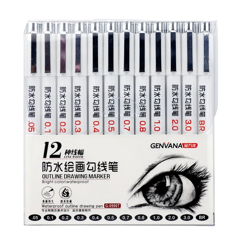 Pigment Liner Pigma Pen Manga Markers Needle Pen Hook Line