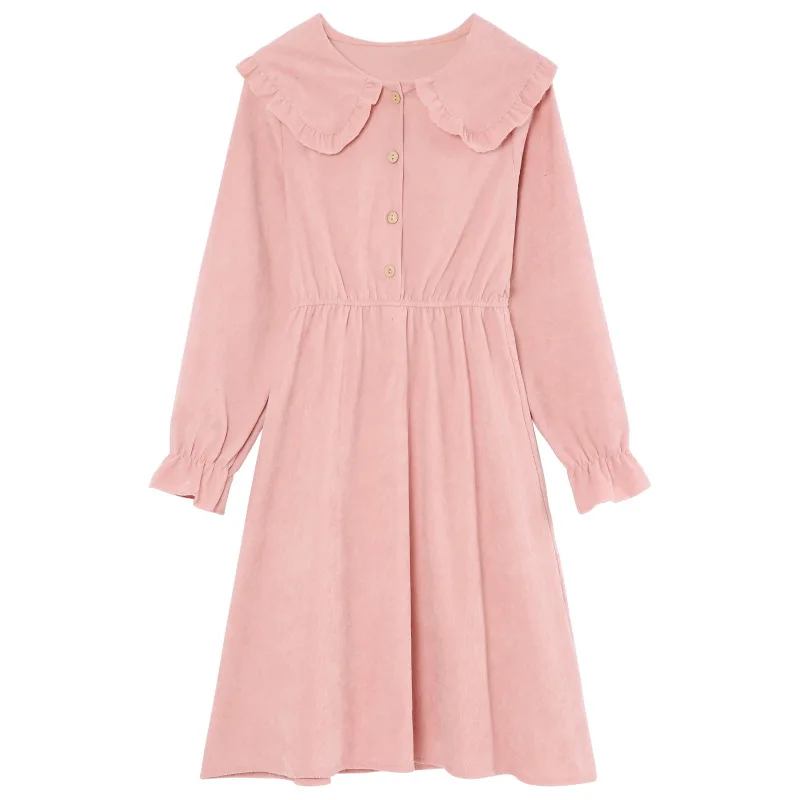 Mori Girl Vintage Ruffle Women Casual 