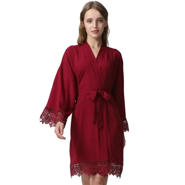 cotton on lace robe