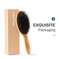 MR.GREEN Boar Bristle Hair Brush Natural Beech Comb Hairbrush for Curly Thick Long Dry Wet Hair Detangler Massage Brushes Women preview-5