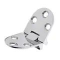 Durable Marine 316 Stainless Steel Flush Strap Hinge Door Hinge for Marine Fishing Boat Yacht RV Dinghy Home Desk Replacement