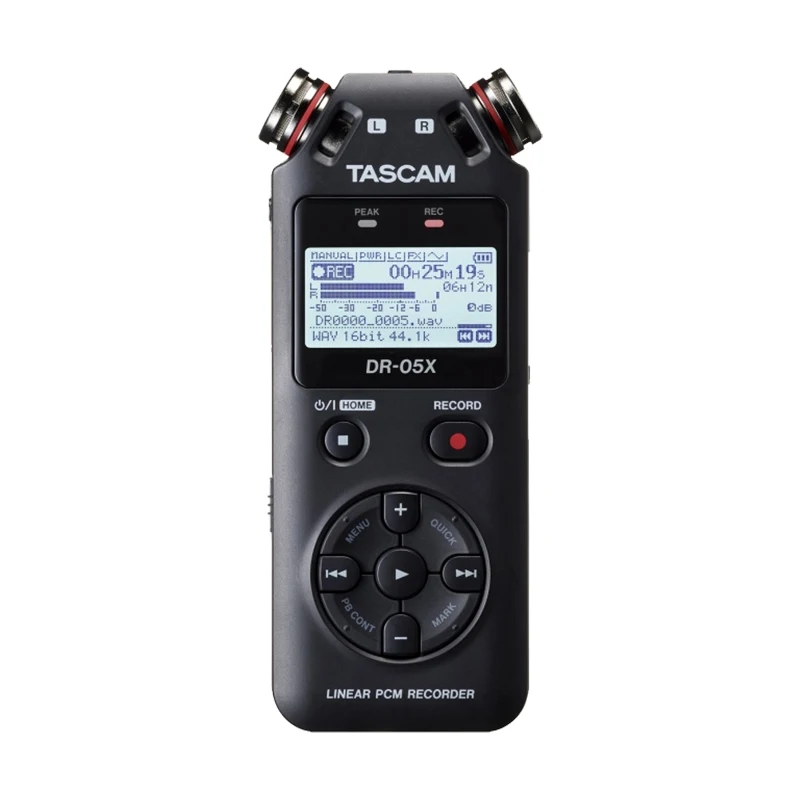 TASCAM DR-05X upgraded version DR-05 Handheld Portable Digital Voice Recorder audio recorder MP3 Recording Pen-animated-img