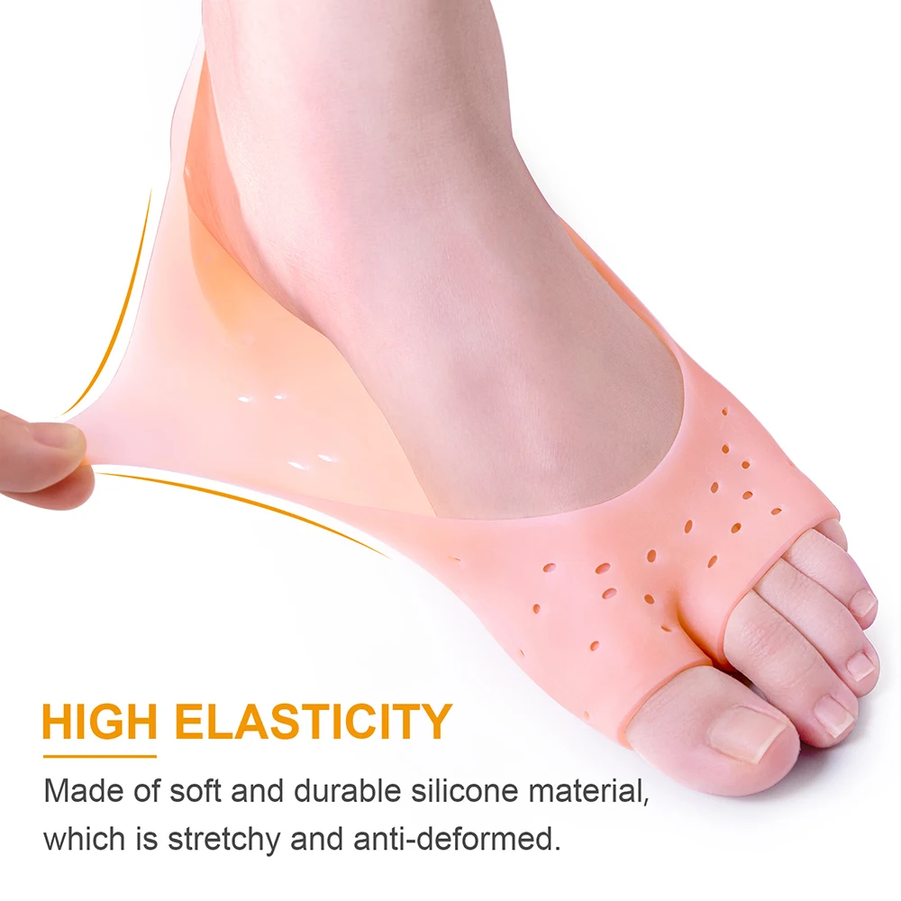Silicone Gel Forefoot Pads Pain Relief Support Front Feet Care