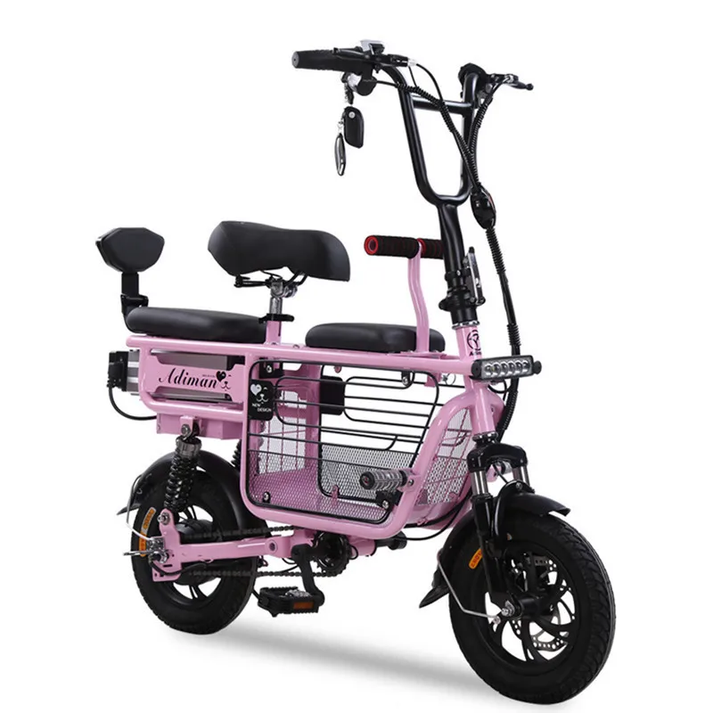 pink electric bike for adults