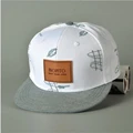 2024 New cotton denim hat affixed cloth letters casual fresh graffiti snapback caps for woman men bone hip hop baseball cap preview-2