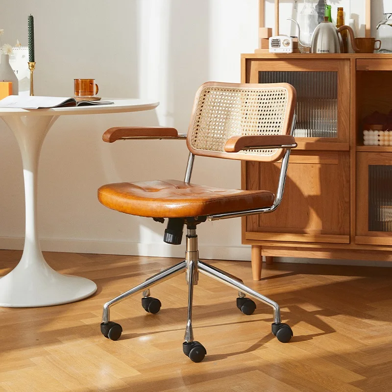 orange home office chair